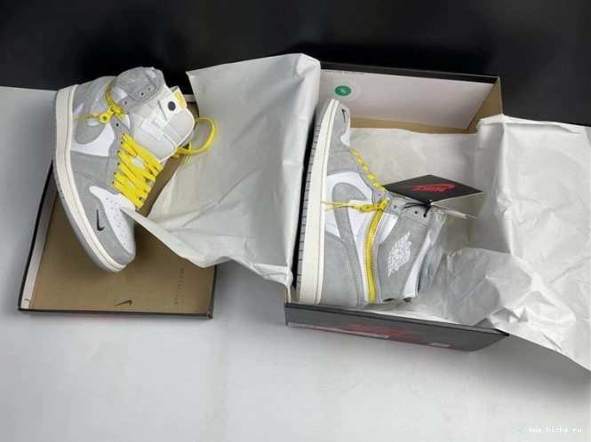 Rep Onekick Jordan Switch Air CW6576-100 1 Light High Smoke 0731